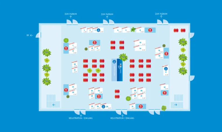 Ausstellerplan VKU-Verbandstagung