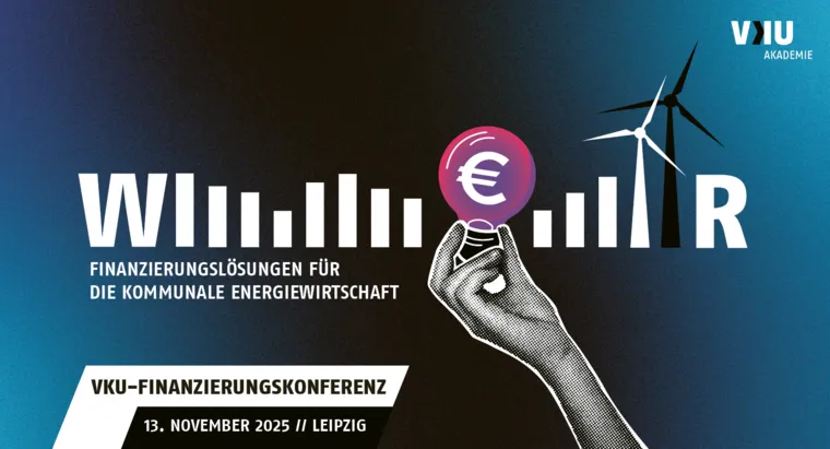 Key Visual Finanzierungskonferenz mit Datum