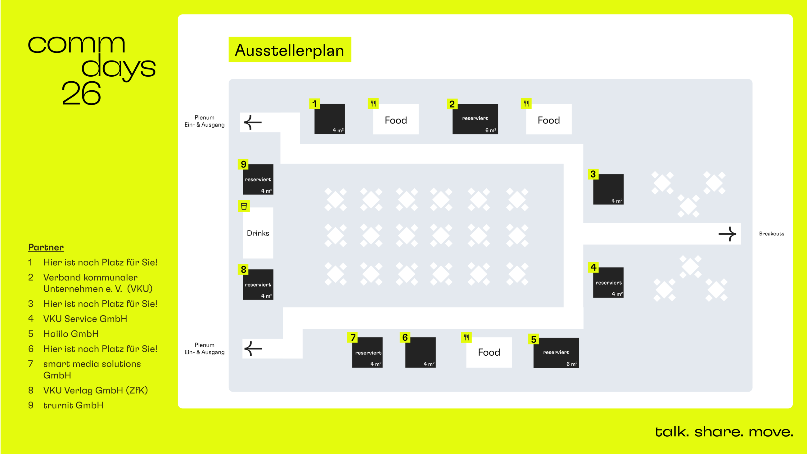 Ausstellerplan