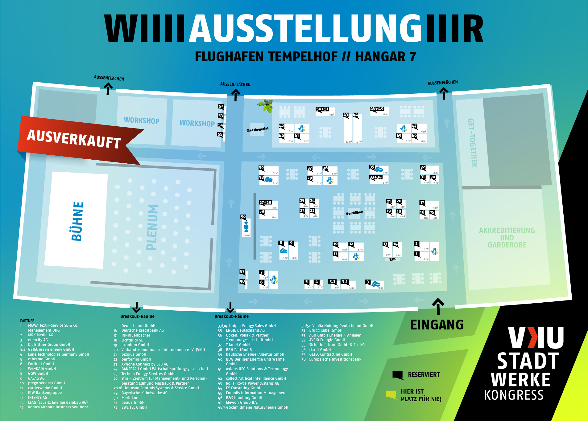 Ausstellerplan