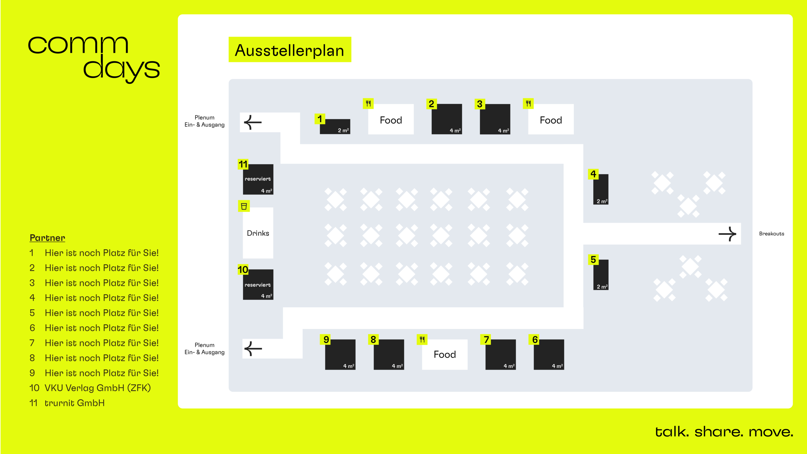 Ausstellerplan