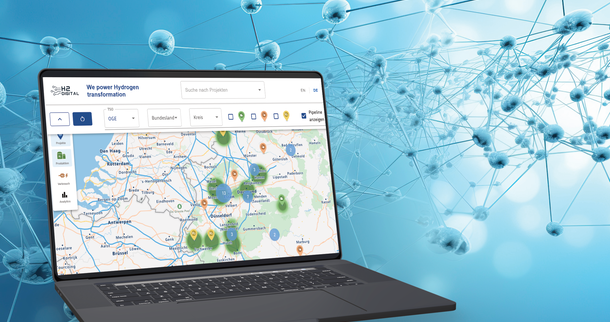 Digitale Marktentwicklung für Wasserstoff & CO2